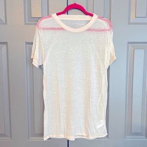 Sheer off white over sized Urban Outfitters t-shirt